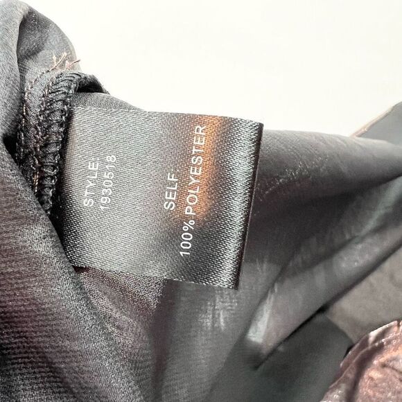 Current Air Top Womens Medium Rustcopper Metallic Twist Hem Pull On Blouse - Picture 7 of 11